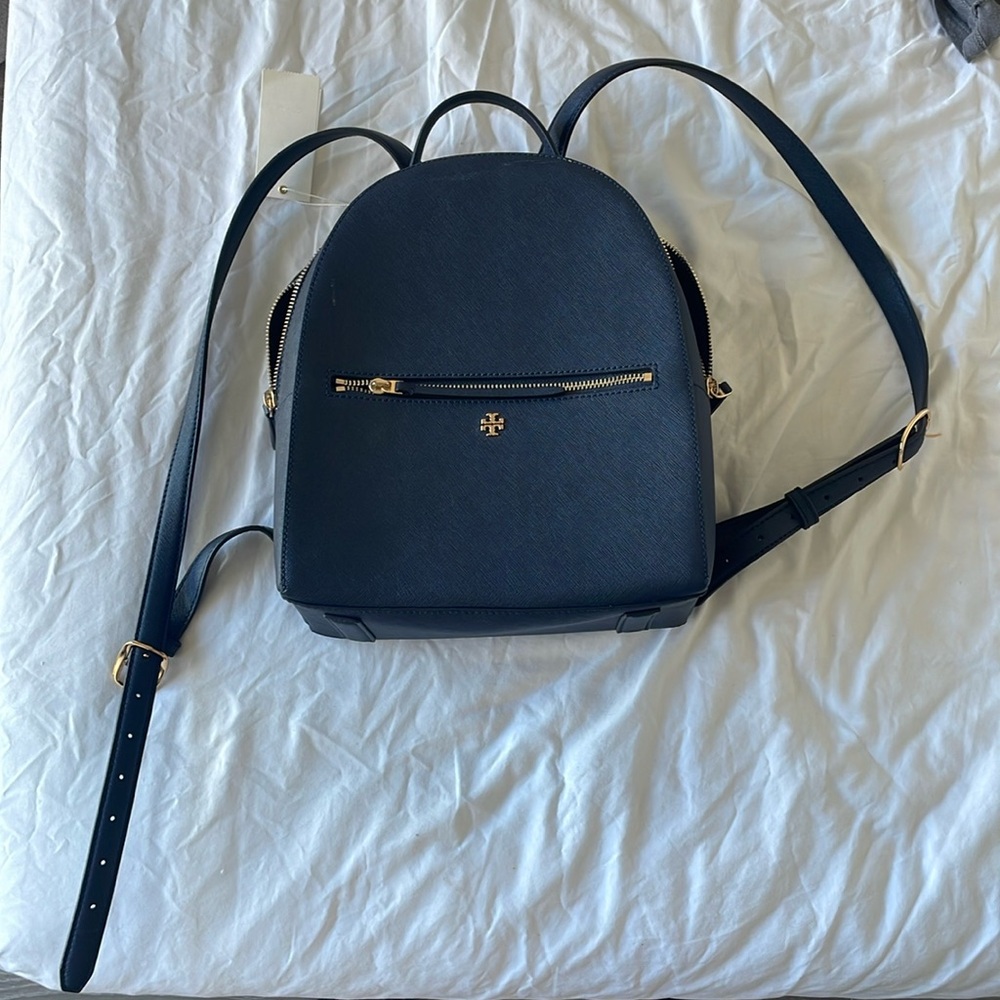 NWT Tory Burch Emerson Backpack - NAVY